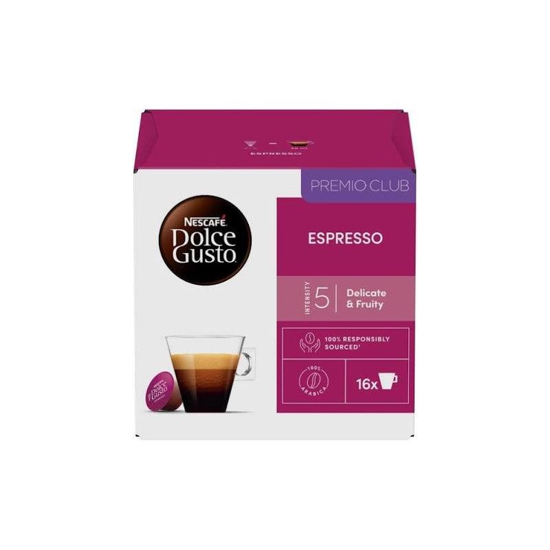 Capsule café Dolce Gusto NESCAFE Dolce Gusto Espresso X16