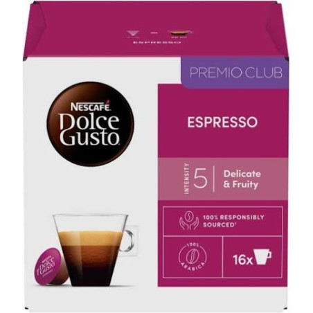 Capsule café Dolce Gusto NESCAFE Dolce Gusto Espresso X16