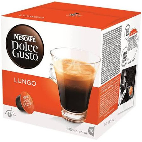 Capsule café Dolce Gusto NESCAFE Dolce Gusto LUNGO X16