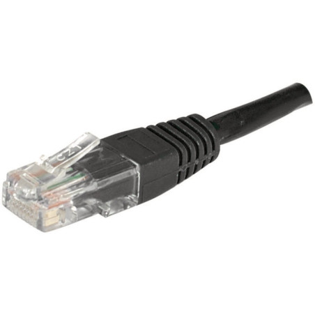 Cordon RJ45 catégorie 5e U/UTP noir CCA - 3 m