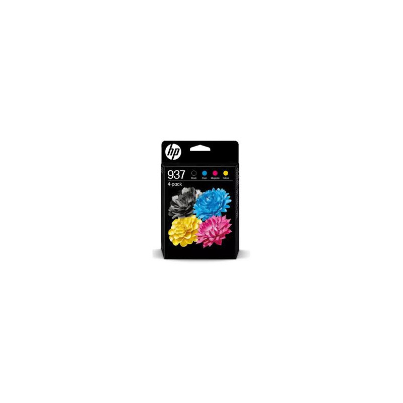 HP 937 Multipack Noir(e) / Cyan / Magenta / Jaune (6C400NE)