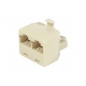 Eclateur de paires RJ45 M/F/F - monobloc