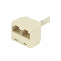 Eclateur de paires RJ45 M/F/F Ethernet - cordon 15 cm