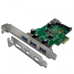 ConnectLand PCIE-USB3-3+1P-RENESAS - adaptateur USB