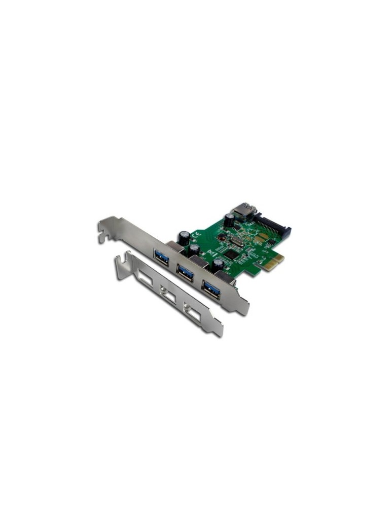 Carte contrôleur PCI-E Express USB 3.0 4 ports 5Gbps Carte contrôleur PCI-E Express USB 3.0 4 ports 5Gbps