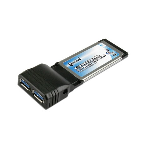 Connectland EXC-CNL-USB3-2P Carte contrôleur USB V3.0 Noir/Métal