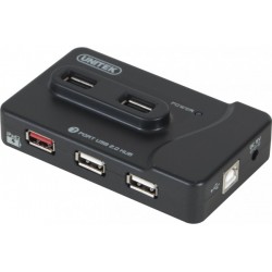 Hub USB 2.0 7 ports dont 1 chargeur iPad + alimentation