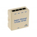 Switch 5 PORTS10/100 pour rail din