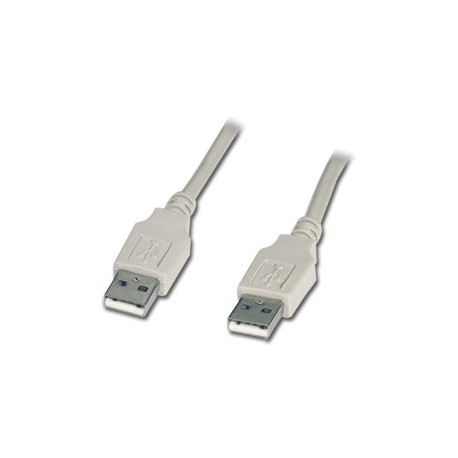 Connectland USB-AA-3M Câble USB A Mâle vers A Mâle 3 m Argent