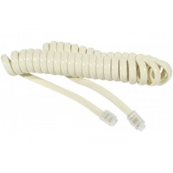 Cordon combiné spiralé ivoire- 2 m