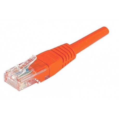 Cordon RJ45 catégorie 5e U/UTP rouge - 25 m