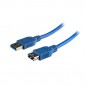 Rallonge USB v3.0 1.8M Bleu