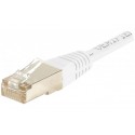 Cordon RJ45 catégorie 5e F/UTP blanc - 0,15 m