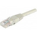 Cordon RJ45 catégorie 6 U/UTP gris - 7 m