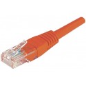 Cordon RJ45 catégorie 6 U/UTP rouge - 2 m