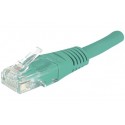 Cordon RJ45 catégorie 6 U/UTP vert - 0,5 m