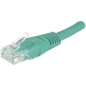 Cordon RJ45 catégorie 6 U/UTP vert - 2 m