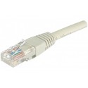 Cordon RJ45 catégorie 6 U/UTP gris - 10 m