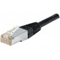 DEXLAN Cordon RJ45 catégorie 6A F/UTP noir - 0,3 m