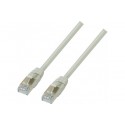 Cordon RJ45 catégorie 6 F/UTP LSOH snagless gris - 2 m