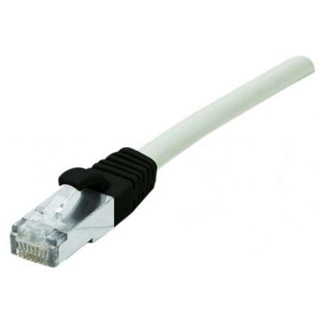 Cordon RJ45 catégorie 6 S/FTP LSOH POE snagless gris - 1 m