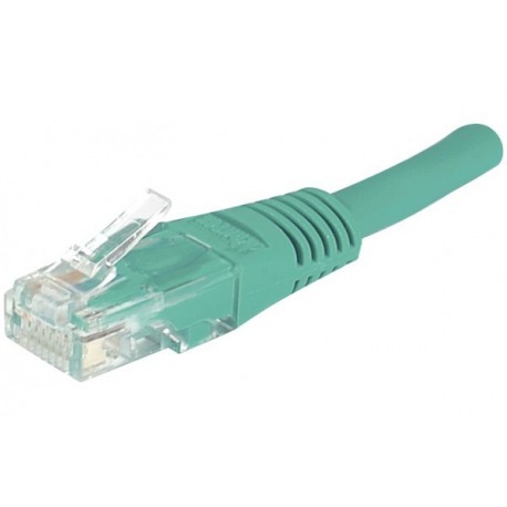 Cordon RJ45 catégorie 6 U/UTP vert - 2 m