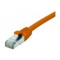 Cordon RJ45 catégorie 6 F/UTP LSOH snagless orange - 0,5 m