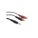 Cordon Jack 3.5 mm / 2 x RCA - 3 m